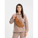 Pochete acolchoada castanho