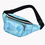 Pochete cintilante azul celeste