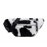 Pochete da moda preto e branco