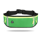 Pochete de cintura desportiva verde