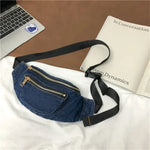 Pochete de ganga azul escuro