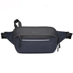 Pochete masculina preta azul escuro