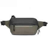 Pochete masculina preta verde caqui
