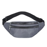 Pochete simples cinzento escuro