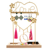 Porta-brincos dourado título por defeito