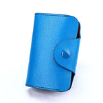 Porta-cartões multifuncional azul