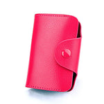 Porta-cartões multifuncional cor-de-rosa