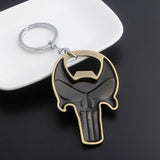 Porta-chaves abre-garrafas punisher
