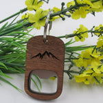Porta-chaves abre-garrafas robusto montanhas