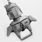 Porta-chaves boba fett prata