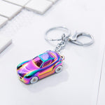 Porta-chaves carro de luxo multicolorido