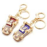 Porta-chaves dourado para carro