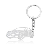 Porta-chaves para carro prata 11