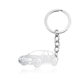 Porta-chaves para carro prata 2