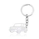 Porta-chaves para carro prata 6