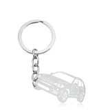 Porta-chaves para carro prata 9