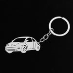 Porta-chaves para carro prata