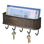 Porta-chaves parede estilo industrial clair