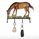 Porta-chaves parede forma de cavalo valor por defeito título