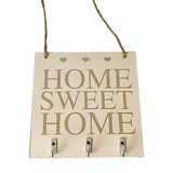 Porta-chaves parede home sweet home valor por defeito título