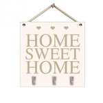 Porta-chaves parede home sweet home valor por defeito título
