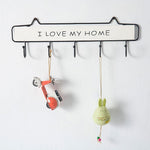 Porta-chaves parede i love my home