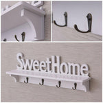 Porta-chaves parede sweet home valor por defeito título