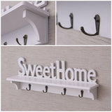 Porta-chaves parede sweet home valor por defeito título