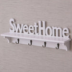 Porta-chaves parede sweet home valor por defeito título