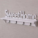 Porta-chaves parede sweet home valor por defeito título