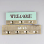 Porta-chaves parede welcome verde