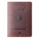 Porta-passaporte alemanha bordéus