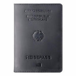 Porta-passaporte alemanha preto