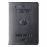 Porta-passaporte alemanha preto