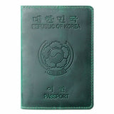 Porta-passaporte coreia do sul celadon