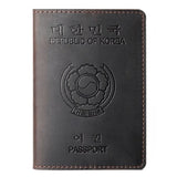 Porta-passaporte coreia do sul preto