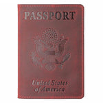 Porta-passaporte estados unidos bordéus