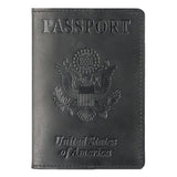 Porta-passaporte estados unidos preto