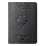 Porta-passaporte frança preto