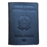 Porta-passaporte itália preto