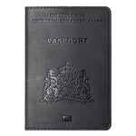 Porta-passaporte países baixos preto