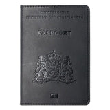 Porta-passaporte países baixos preto