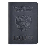Porta-passaporte rússia preto