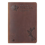Porta-passaportes portugal castanho