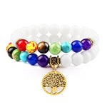 Pulseira 7 chakras árvore da vida valor por defeito título