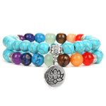 Pulseira 7 chakras turquesa lótus valor por defeito título
