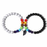 Pulseira 7 para o dia dos namorados 17 cm