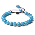 Pulseira ajustável de água-marinha valor por defeito título