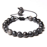 Pulseira ajustável de labradorita valor por defeito título