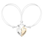 Pulseira amizade best friend branco